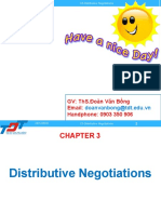 Chap 3 - Distribution Negotiation