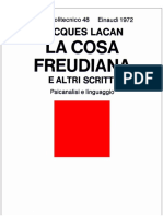 (Jacques Lacan) La Cosa Freudiana e Altri Scritti (BookZa - Org) K2opt