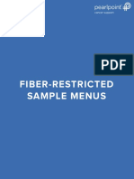 Fiber Restricted Sample Menus