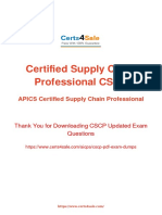 APICS Certified Supply Chain Professional