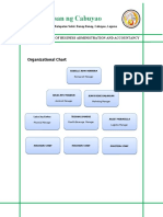 Pamantasan NG Cabuyao: Organizational Chart