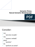 Semantic Primes Explained