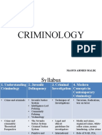 Criminology Syllabus Oreintation