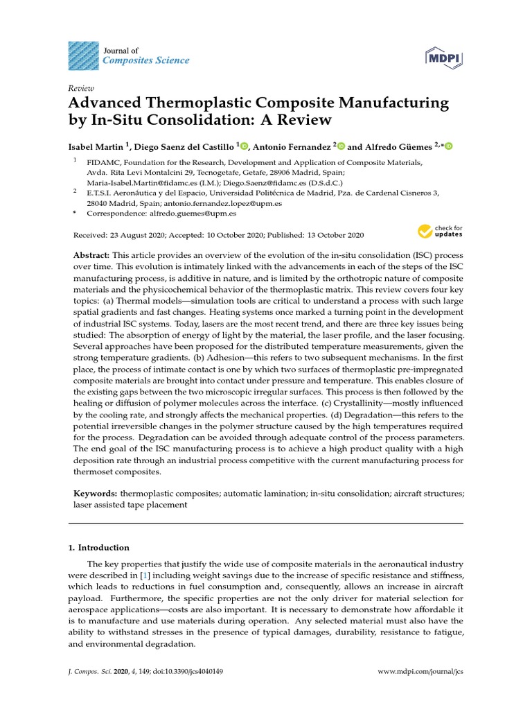 Advanced Thermoplastic Composite Manufacturing PDF Composite