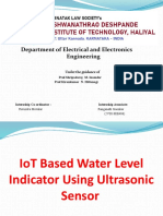 Ultrasonic Sensor Using IoT