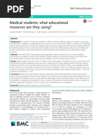 Medical Students What Educational Resources Are TH