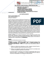 Corte Superior de Justicia de Lima Declaró Improcedente Demanda para Anular Segunda Vuelta