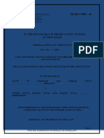 In The Honorable Supreme Court of India at New Delhi: Team Code - 45