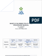 Whistleblowing Policy and Procedures Summary