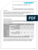 Leckey Clinical Head Control in Children With Cp