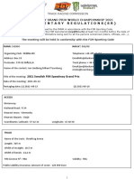 Supplementary Regulations - FIM Speedway Grand Prix World Championship Malilla SWE - 14.08.2021 - Online