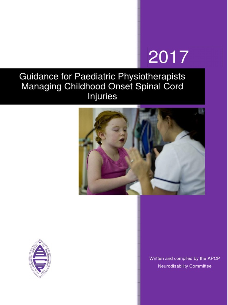 Guidance For Paediatric Physiotherapists Managing Childhood Onset