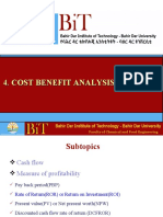 Cost Benefit Analysis (Cba)