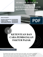 Pembatalan Faktur Pajak, Faktur Pajak Pengganti Dan Pembetulan SPT