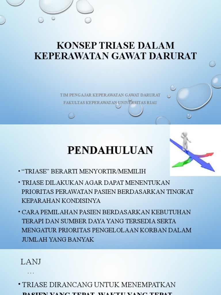 Konsep Triase Dalam Keperawatan Gawat Darurat | PDF
