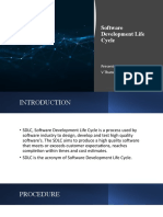 Software Development Life Cycle: Presented by V Tharun Kumar (17691A05F1)