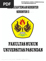 Soal Uts Semester II FH Unpas