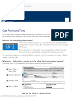 Case Processing Times: U.S. Citizenship and Immigration Services