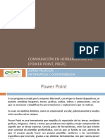 Comparación en Herramientas Tic (Power Point, Prezi) : Jorge Palacios Informatica Y Convergencia