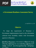 E-Government Readiness Assessment Survey