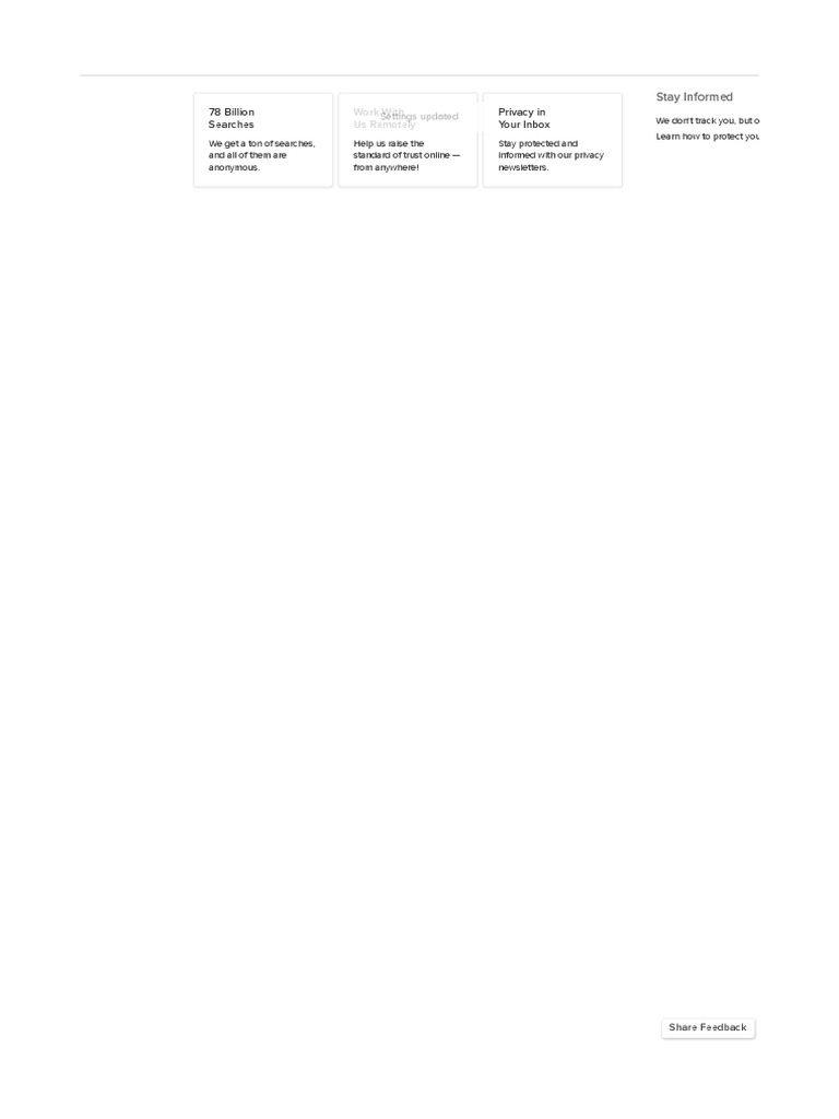 78 Billion Searches Work With Us Remotely Privacy in Your Inbox | PDF ...