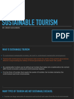 Sustainable Tourism: By: Omar Hassanein