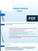 Problem-Solution Essay: Grade 10 Done By: Ibtihal Mayhoub