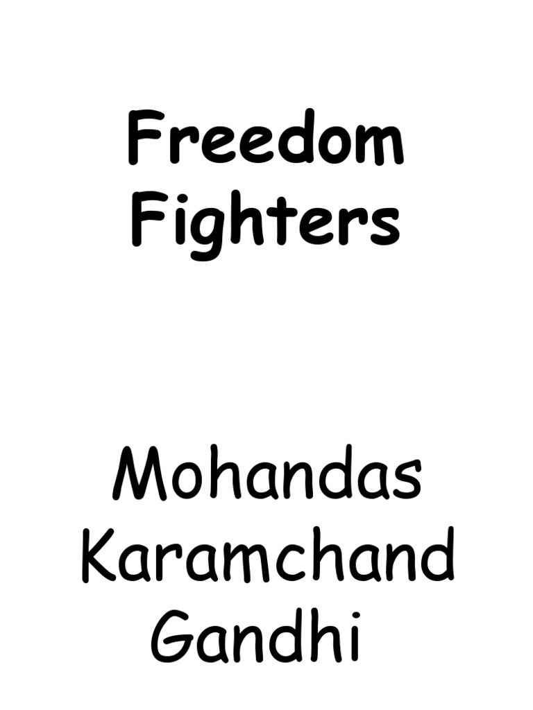 Flashcards Freedom Fighters Pdf