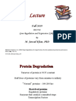 Gene Regulation and Expression Lecture Fall 2019