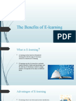 The Benefits of E-Learning