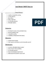 German Market SWOT Analysis