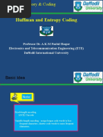 Lesson - Huffman and Entropy Coding