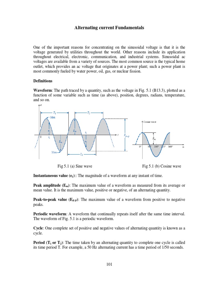 AC Fundamentals PDF Ac Power Hertz