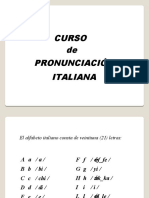 Italiano Curso Pronunciación