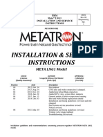Installation & Service Instructions: META LNG1 Model