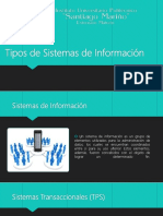 Tipos de Sistemas de Información: Bachiller: Gabriela Contrera 26600093