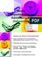 Teoria Comportamentalda Administração