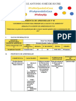 Planificación de Sesión - Semana 10 - Antonio José de Sucre