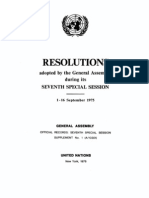 Development and International Economic Co-Operation: Report of The Seventh Special Session of The General Assembly, September 1975