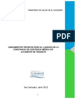 Lineamientos Certificado Accidentes de Transito