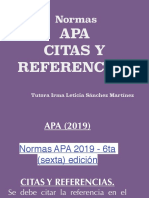 3.5 Citas, Referencias y Parafrasear en APA