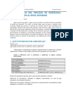 Generalidades Del Procesos de Enseñanza y Aprendizaje en El Nivel Superior..