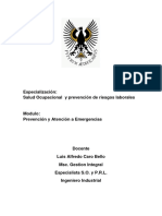 Salud Ocupacional y prevención de riesgos laborales en Cableados del Sur (CDS