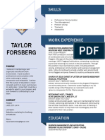 Taylor Forsberg Resume