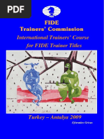 FIDE Trainers Course - Antalya 2009-OCR, 153p