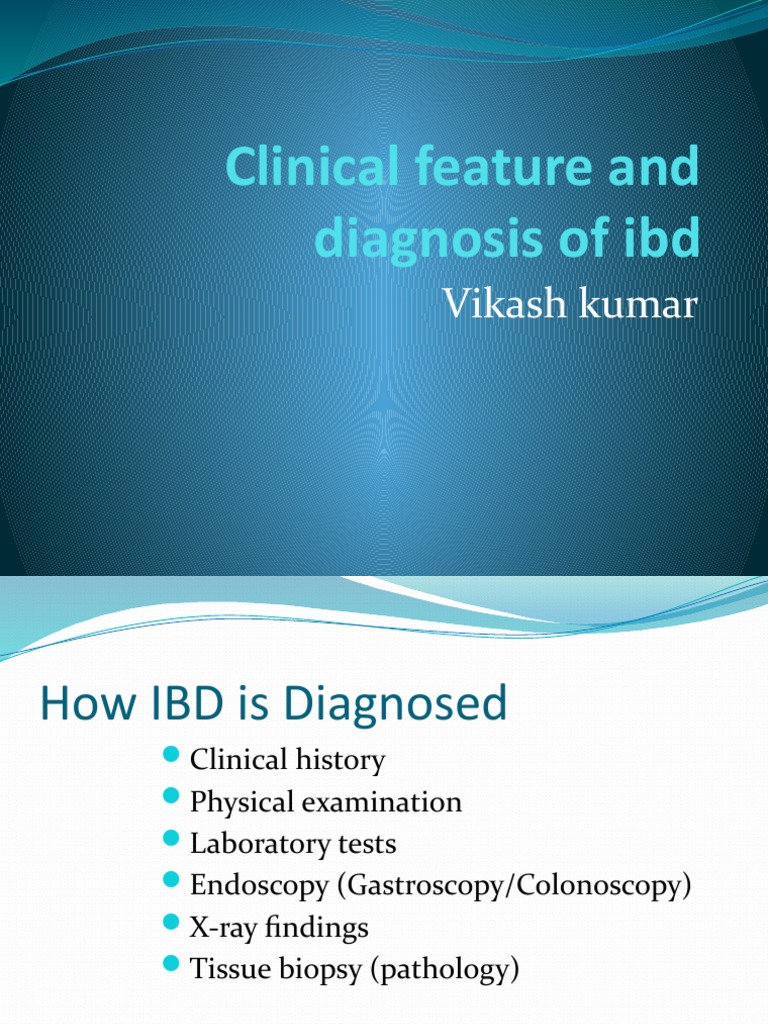 IBD Diagnosis: Clinical Features & Tests | PDF | Autoimmune Disease ...
