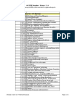 O NET Database Release 23.0: Occupations Updated by Job Incumbents/occupational Experts