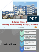 Science - Grade 3 Ch-Living and Non-Living Things (Lesson 1)