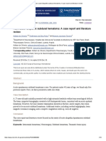 Rare Acute Idiopathic Subdural Hematoma - A Case Report and Literature Review