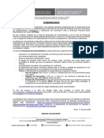 Relación de Postulantes Aptos para Rendir Evaluación de Conocimientos